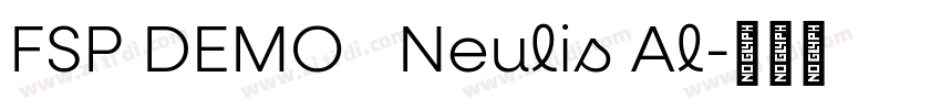 FSP DEMO   Neulis Al字体转换